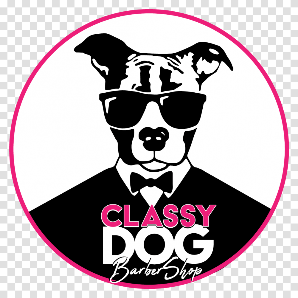 Classy Dog Logo By Stephanie Read Design Classy Dog Logo, Symbol, Trademark, Sunglasses, Accessories Transparent Png
