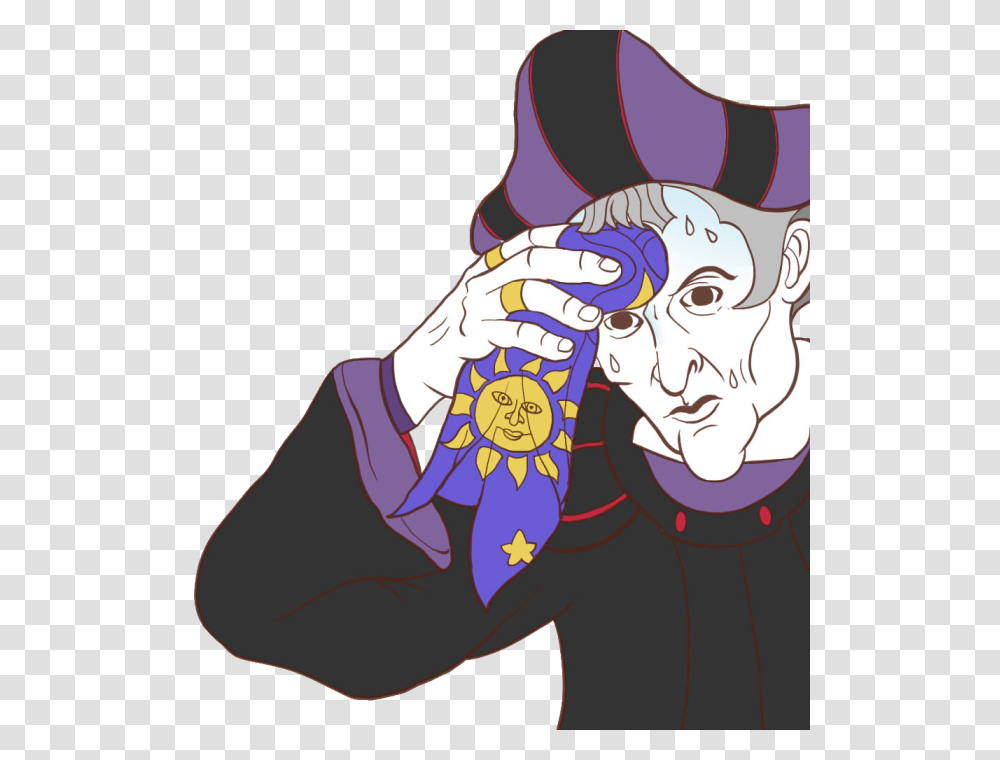 Claude Frollo Quasimodo Purple Fictional Character Disney Hunchback Of Notre Dame T Shirt, Person, Face, Performer, Costume Transparent Png