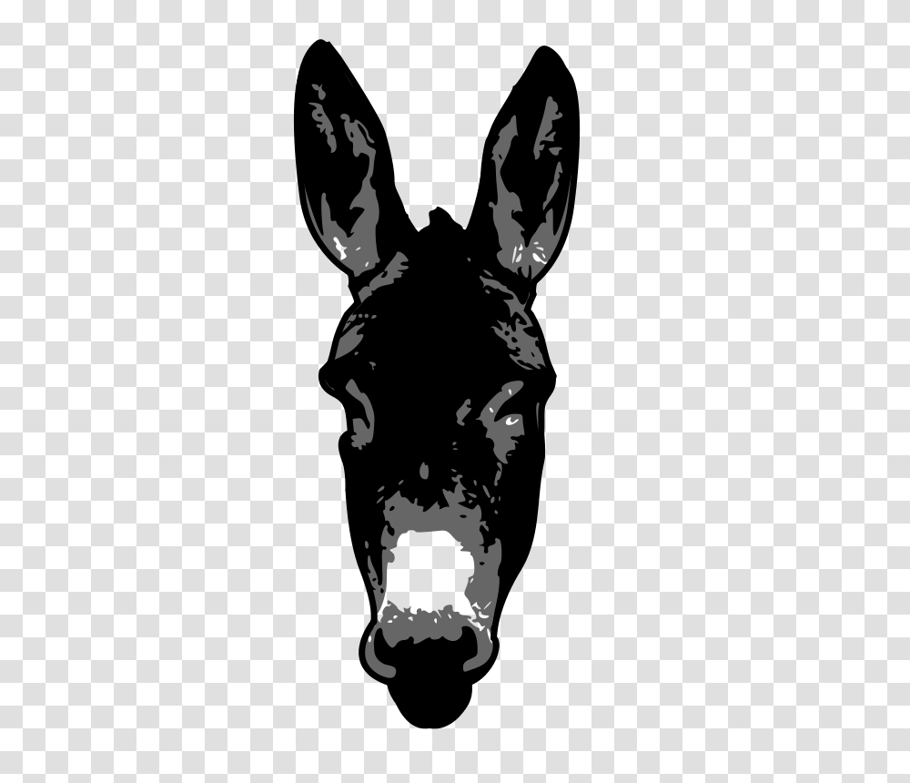 Claudita Donkey, Animals, Stencil, Silhouette, Poster Transparent Png