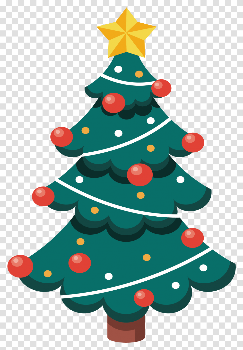 Claus Art Cartoon Transprent Free Christmas Tree Clipart, Plant, Ornament, Star Symbol Transparent Png