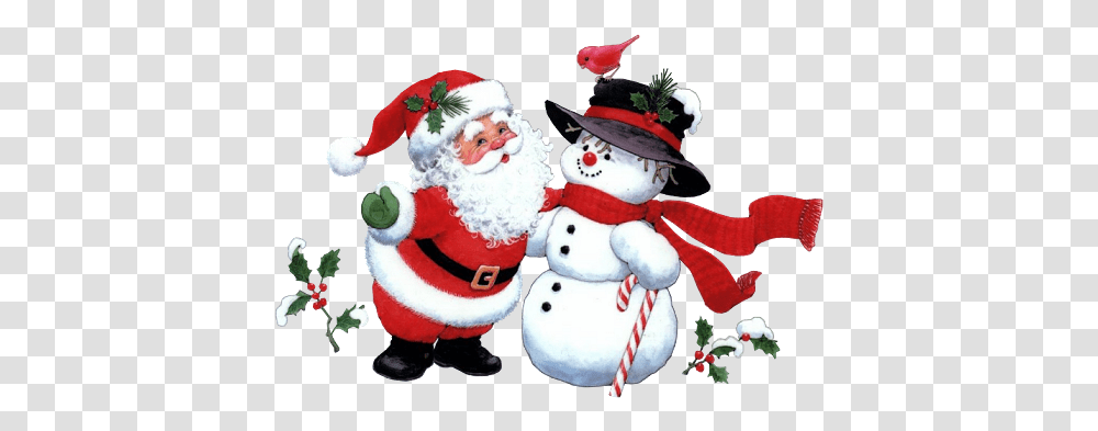 Claus Christmas Santa Free Hd Image Hq Snowman Christmas Clipart, Nature, Outdoors, Winter Transparent Png