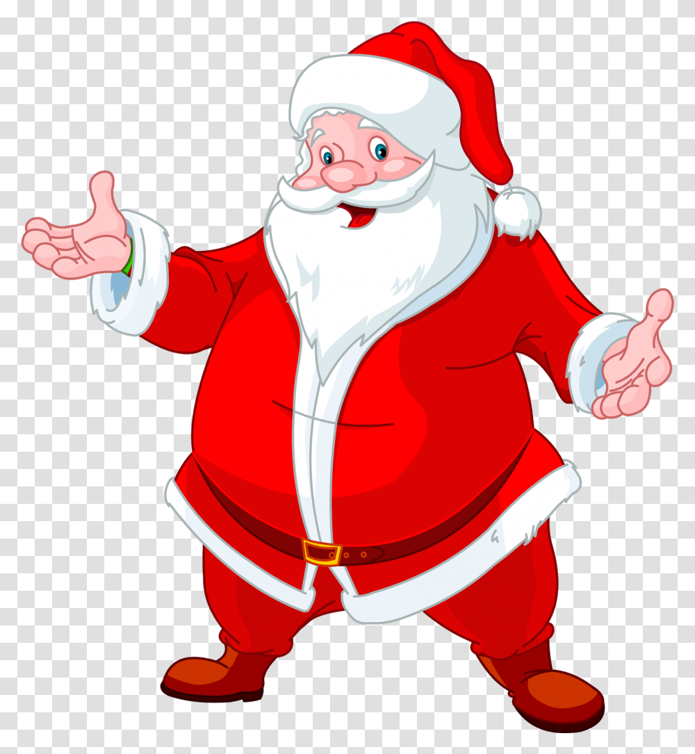 Claus Santa Claus Christmas Clip Art Santa Claus With Sack, Person, Human, Face, Hand Transparent Png