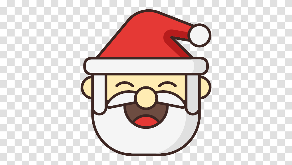 Claus Santa Hat Icon Joyful Christmas, Bowl, Clothing, Label, Meal Transparent Png