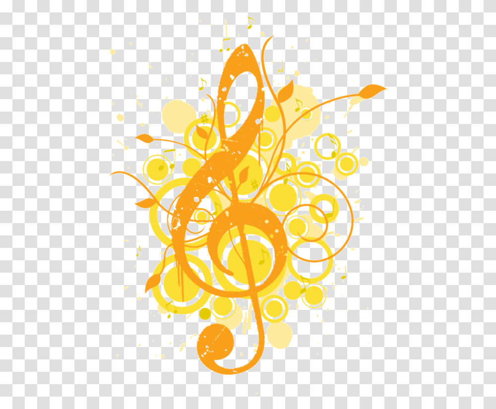 Clave Sol Animado Free Clip Art Summer Music, Floral Design, Pattern, Fire Transparent Png