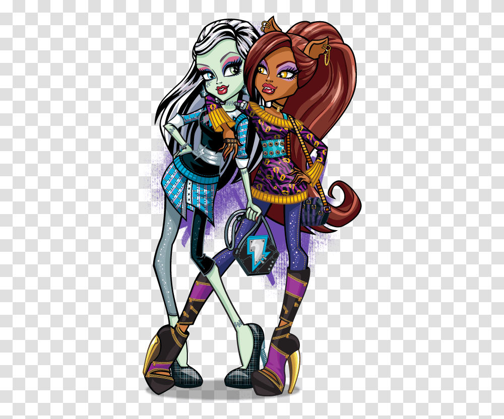 Clawdeen Freetoedit Monster High Frankie And Clawdeen, Person, Leisure Activities Transparent Png