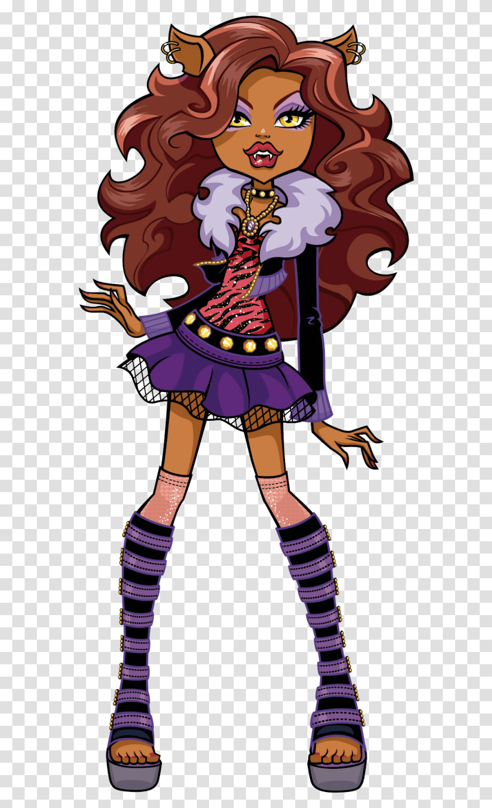 Clawdeen Wolf Clawdeen Wolf Monster High Characters, Person, Costume, Performer, Leisure Activities Transparent Png