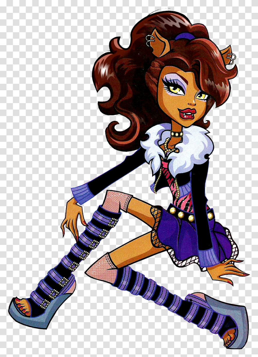 Clawdeen Wolf Monster High Characters, Person, Leisure Activities, People Transparent Png