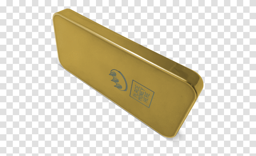 Clawmoneyhere Gold Bar Power Bank Portable, Pencil Box, Tray Transparent Png