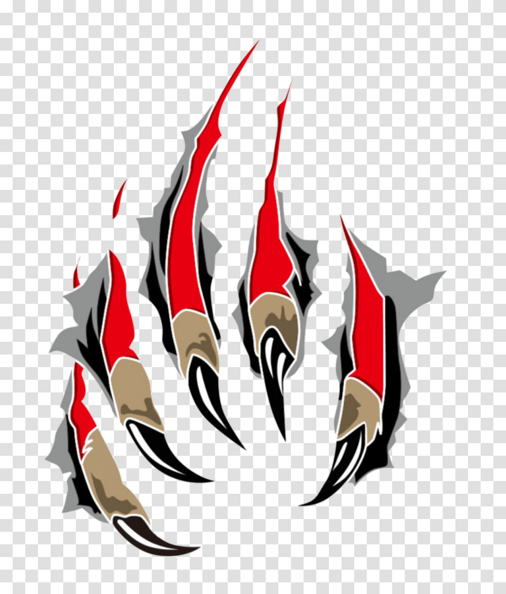 Claws Clawmarks Redclawmarks Scratches Redscratches, Hook Transparent Png