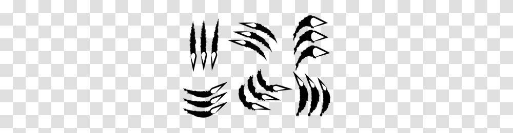 Claws Free Vector Art, Silhouette, Stencil, Face Transparent Png