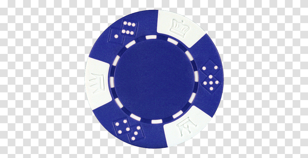 Clay Composite Triple Crown Poker Chips Blue Poker Chip, Game, Gambling, Soccer Ball, Football Transparent Png