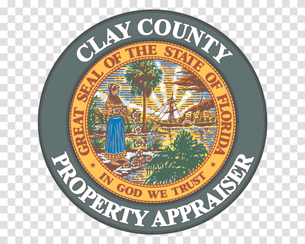 Clay County Property Appraiser S Office Property Appraiser, Logo, Trademark, Badge Transparent Png