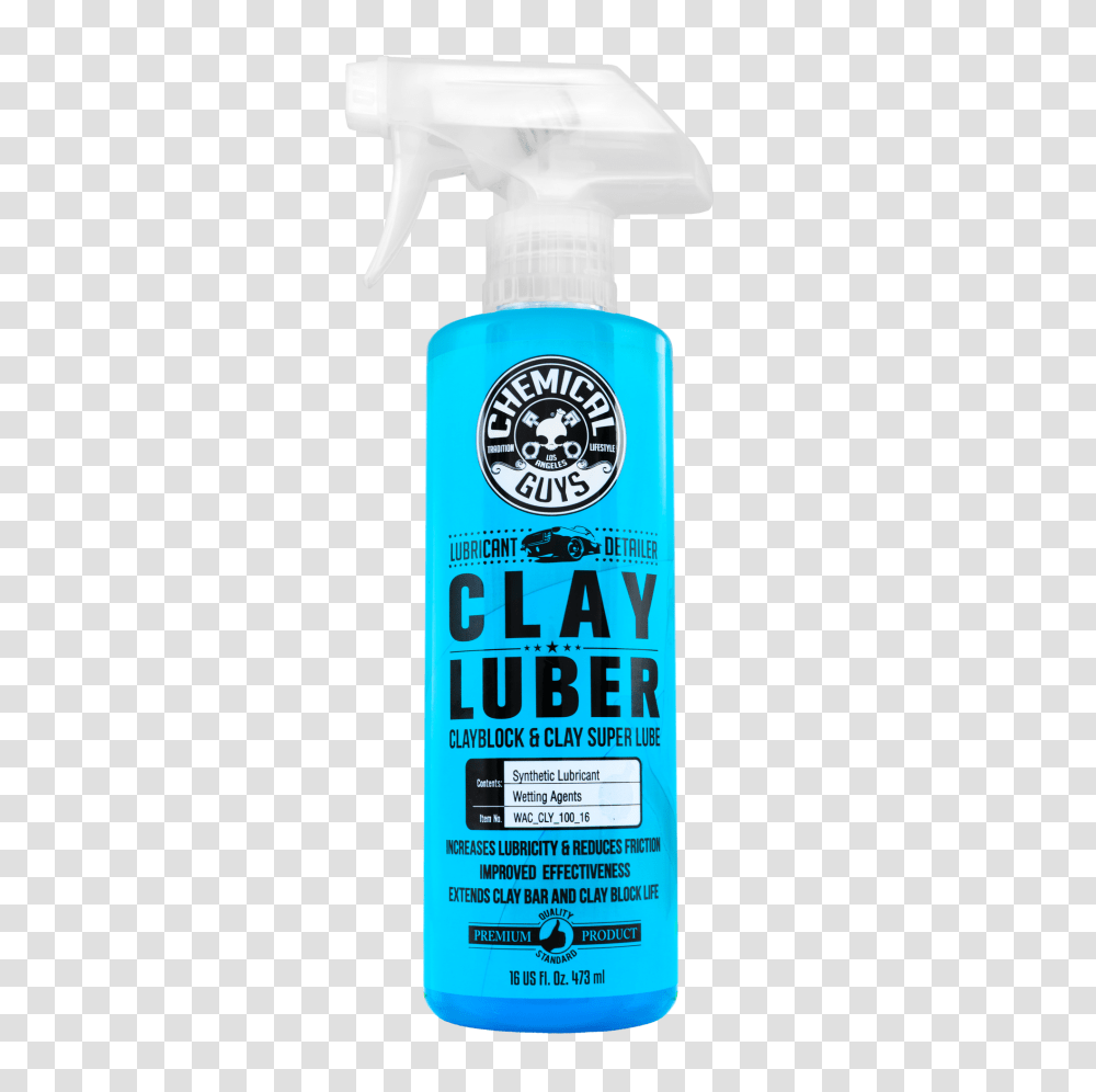 Clay Luber Synthetic Lubricant Chemical Guys Clay Luber, Tin, Spray Can, Bottle, Shampoo Transparent Png