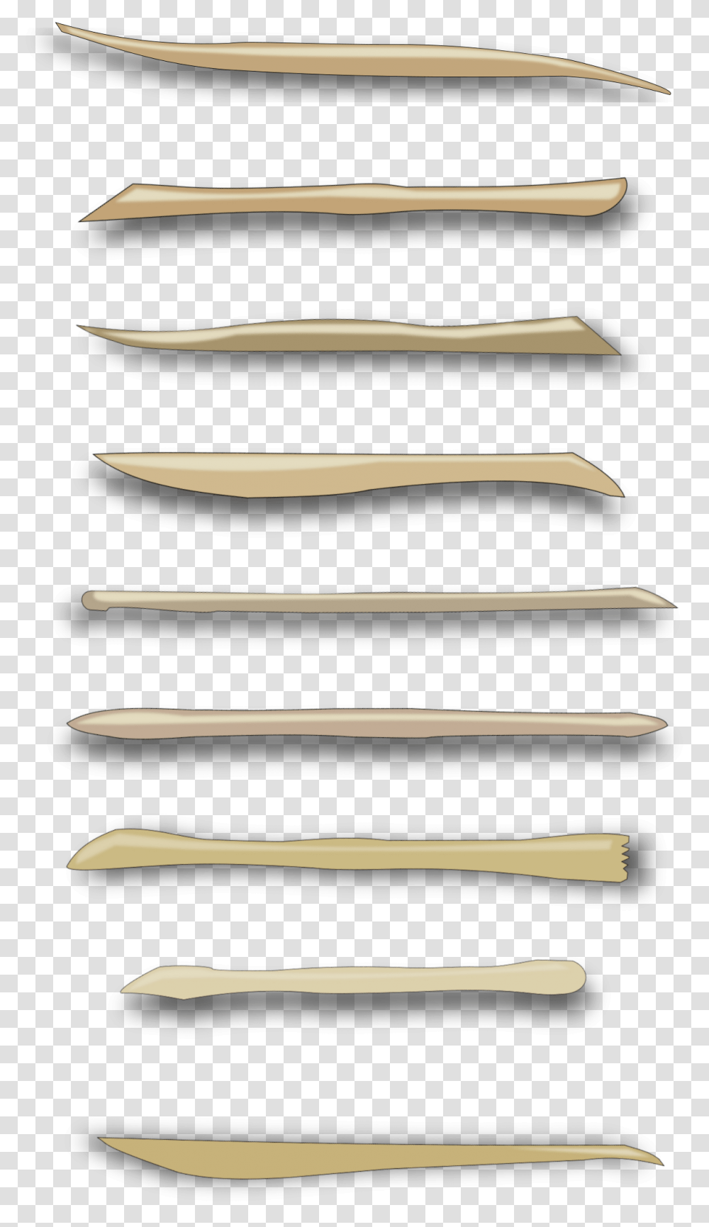 Clay Modelling Tools Clip Arts Modelling Clay Tools, Cutlery, Weapon, Weaponry, Letter Opener Transparent Png