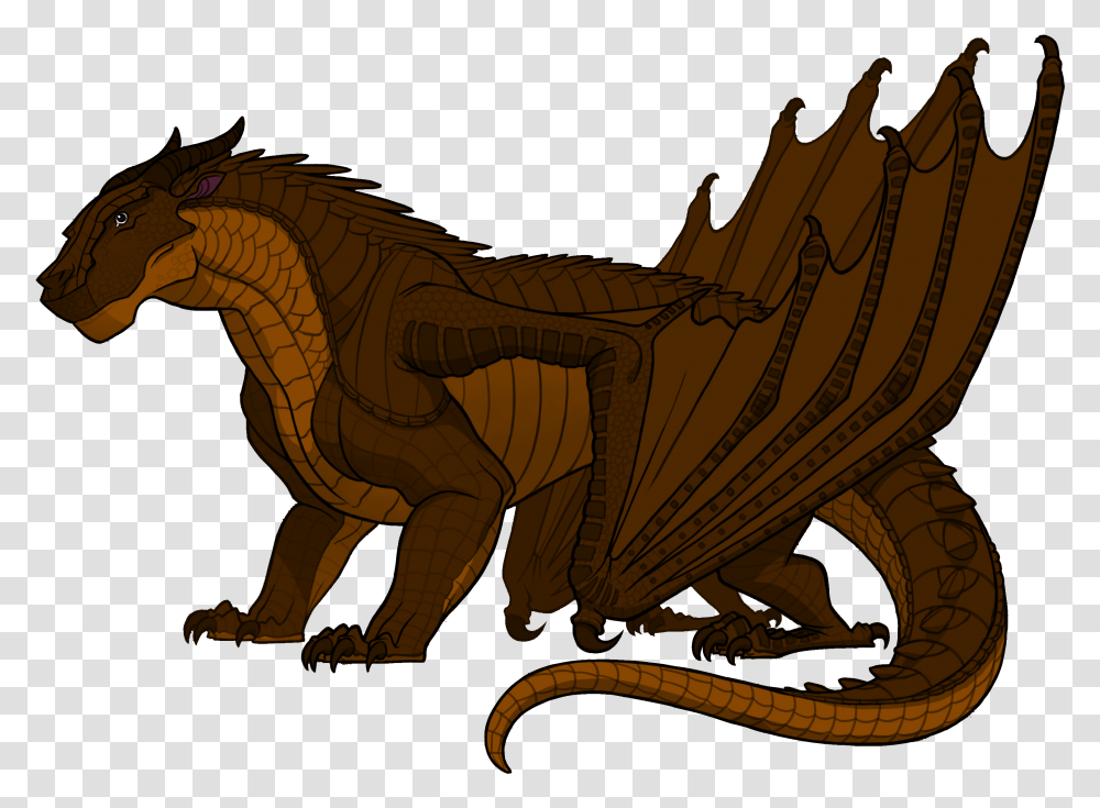 Clay Ref By Sassy The Beagle Wings Of Fire Httyd Clay Mudwing Wings Of Fire, Dragon, Dinosaur, Reptile, Animal Transparent Png