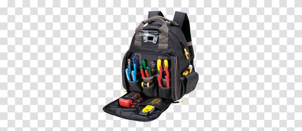 Clc Tech Gear 53 Pocket Lighted Backpack Clc Backpack, Bag, Tool Transparent Png