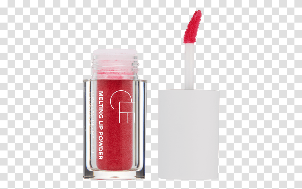 Cle Melting Lip Powder Cherry Lip Gloss, Cosmetics, Bottle, Brush, Tool Transparent Png