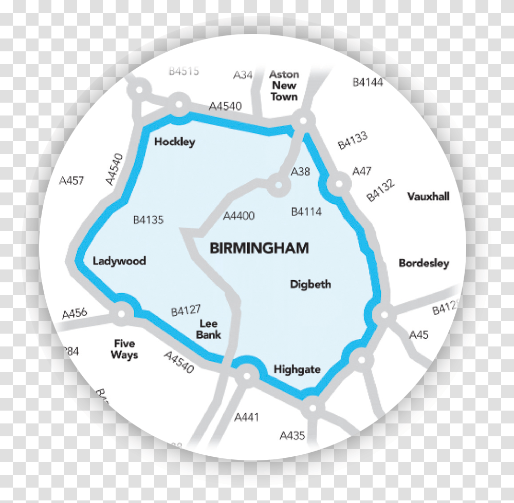 Clean Air Zone Birmingham, Plot, Map, Diagram, Atlas Transparent Png
