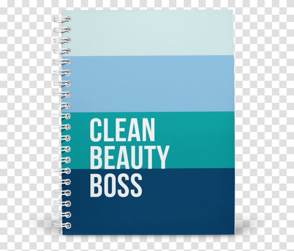 Clean Beauty Boss Spiral Bound Notebook Boss Lady, Text, Diary, Page Transparent Png