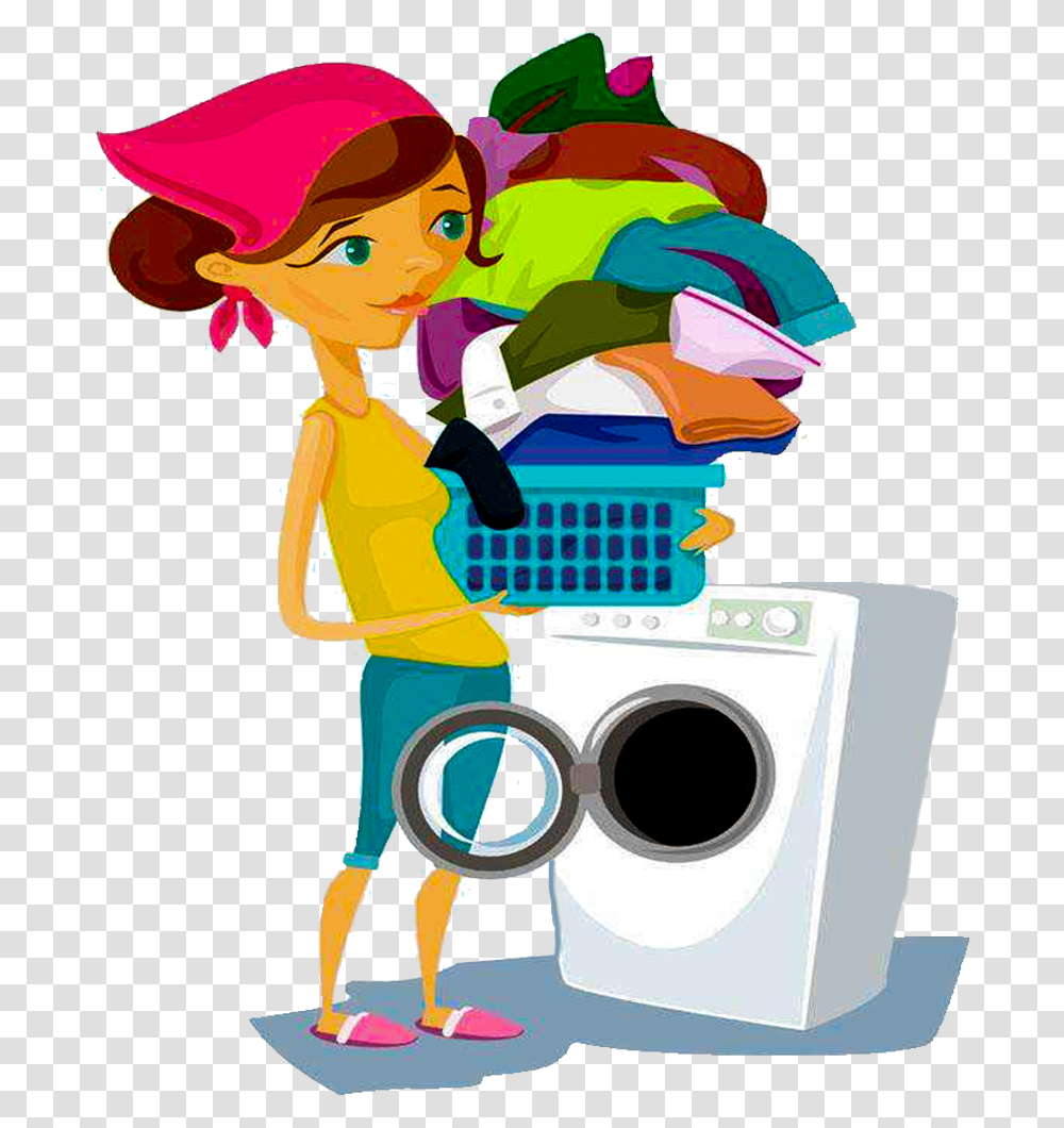 Clean Clipart Clean Clothes Wash Clothes, Laundry, Appliance, Washing Transparent Png