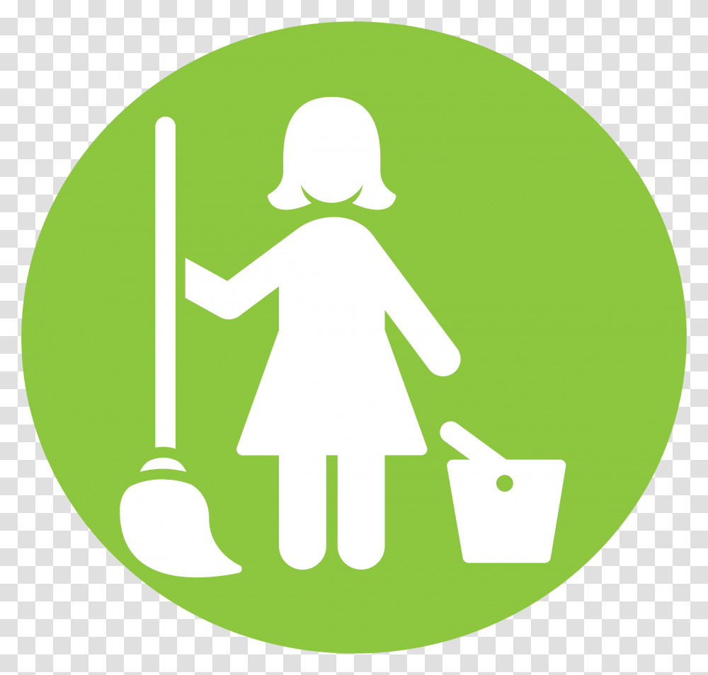 Clean Clipart Maid Icon, Pedestrian, Sign, Hand Transparent Png