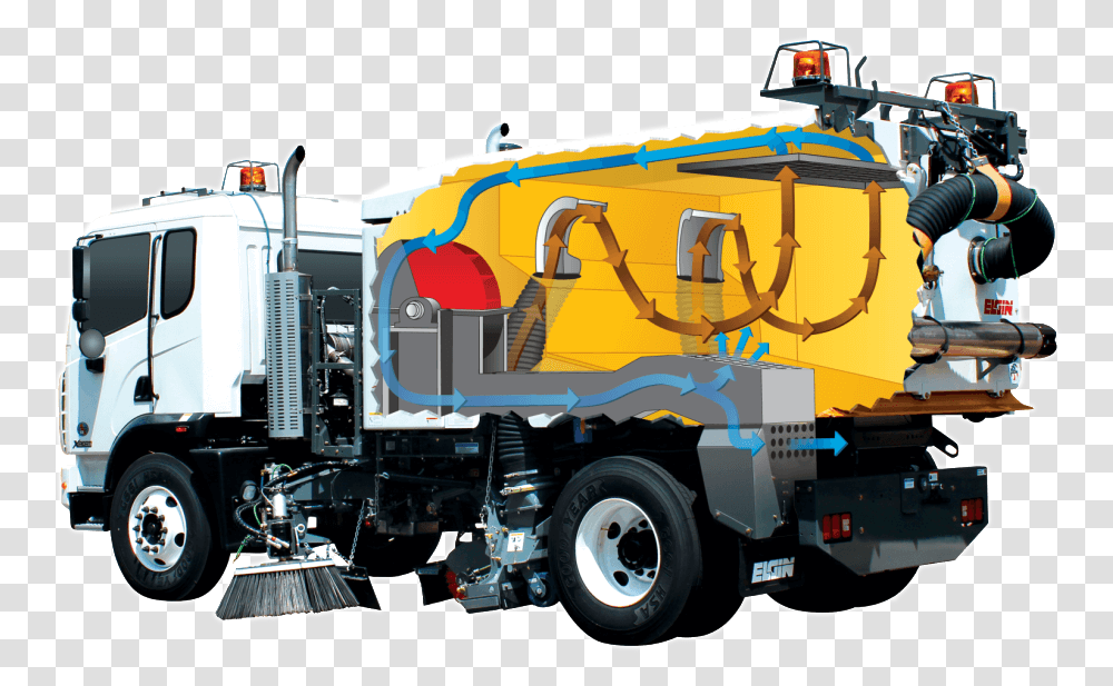 Clean Clipart Street Sweeper Caminho Varredeira, Truck, Vehicle, Transportation, Wheel Transparent Png