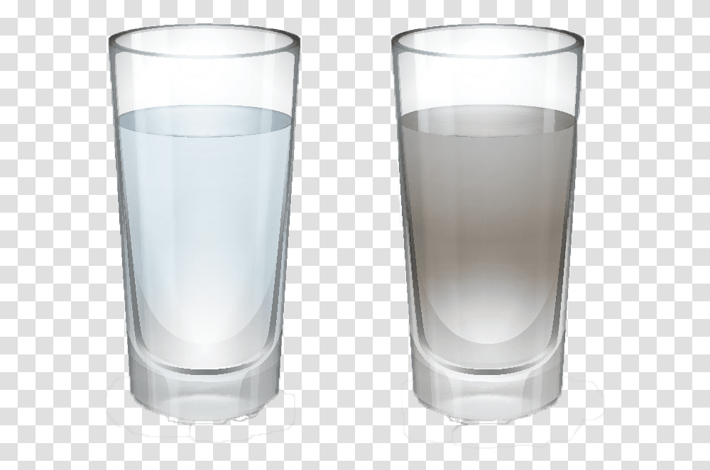 Clean Glass Of Water Vs A Dirty Dirty To Clean Water, Milk, Beverage, Drink, Shaker Transparent Png
