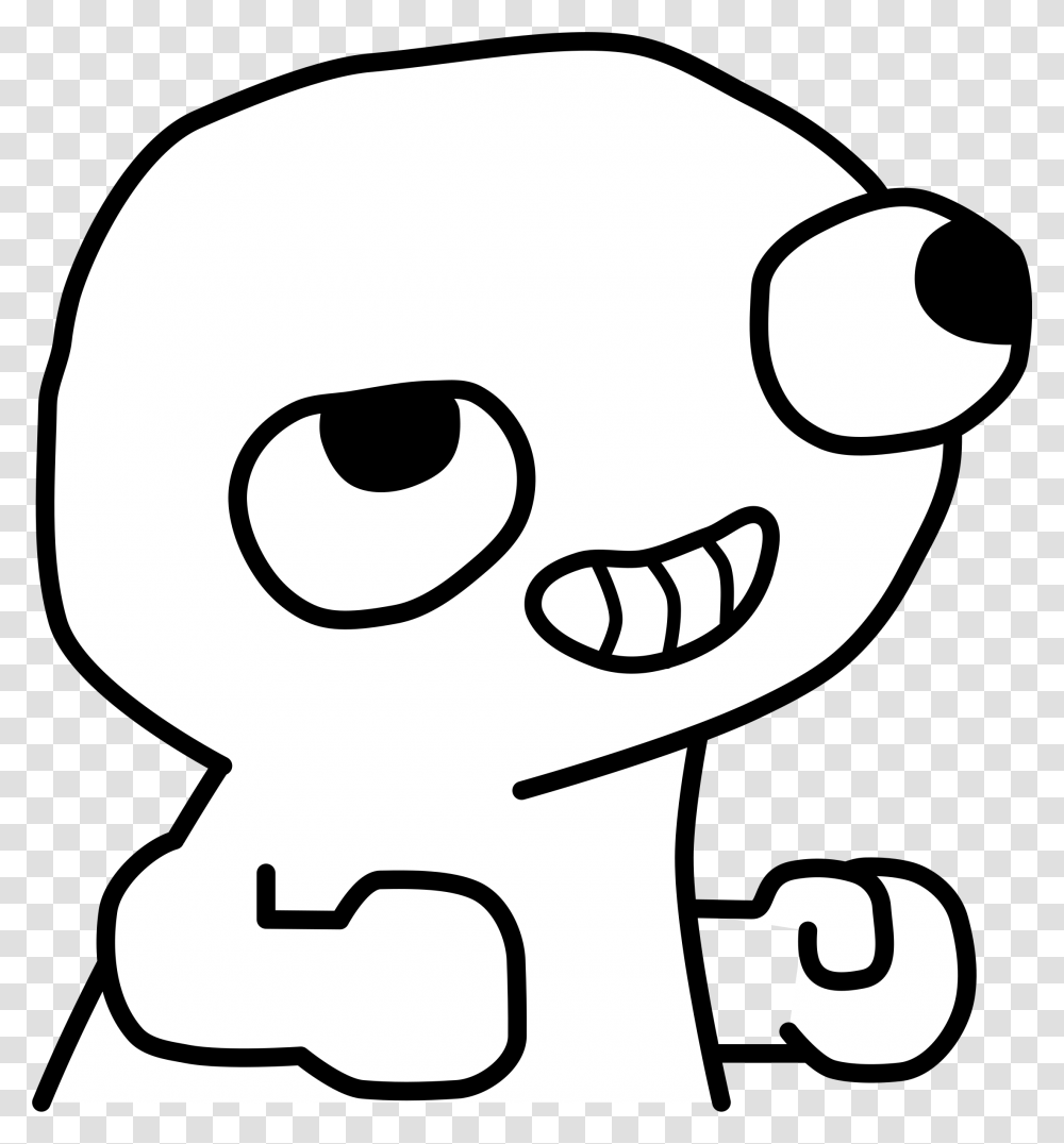 Clean Memes Black And White, Stencil, Drawing, Doodle Transparent Png