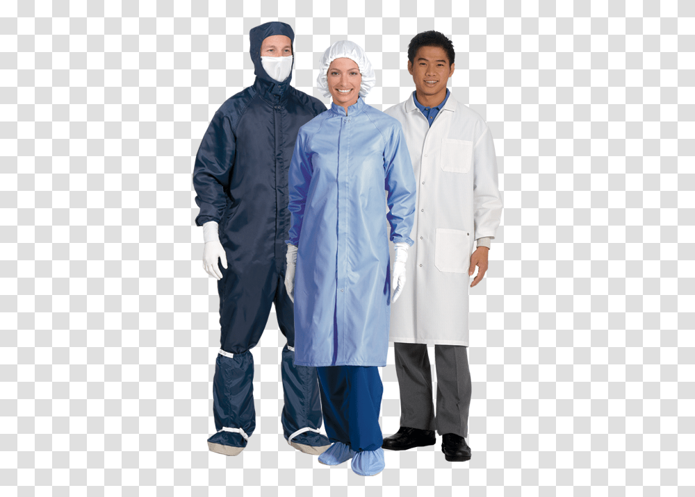 Clean Room Scrubs, Person, Lab Coat, Sleeve Transparent Png