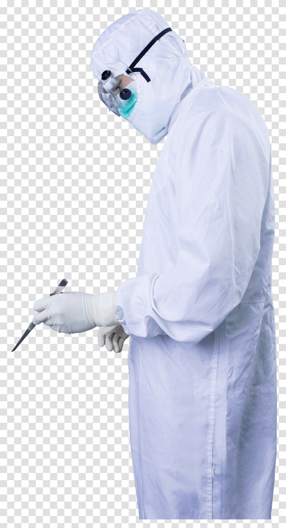 Clean Room Worker, Person, Scientist, Shirt Transparent Png
