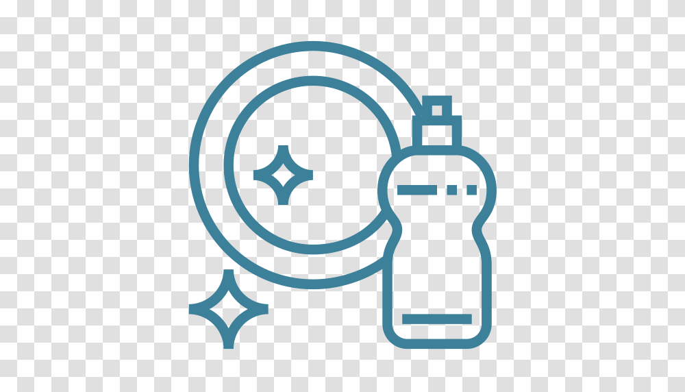 Clean The Dishes Linear Simple Icon With And Vector Format, Electronics, Stencil Transparent Png