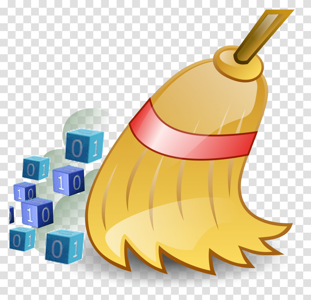Clean Time Cliparts Data Clean Up Icon, Broom Transparent Png