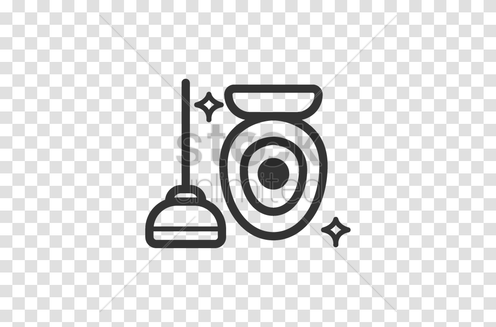 Clean Toilet Bowl With Plunger Vector Image, Sewing, Electronics, Phone, Electrical Device Transparent Png