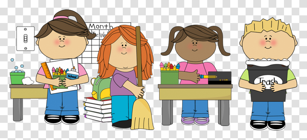 Clean Up Classroom Clipart, Person, Reading, Hat, Hug Transparent Png