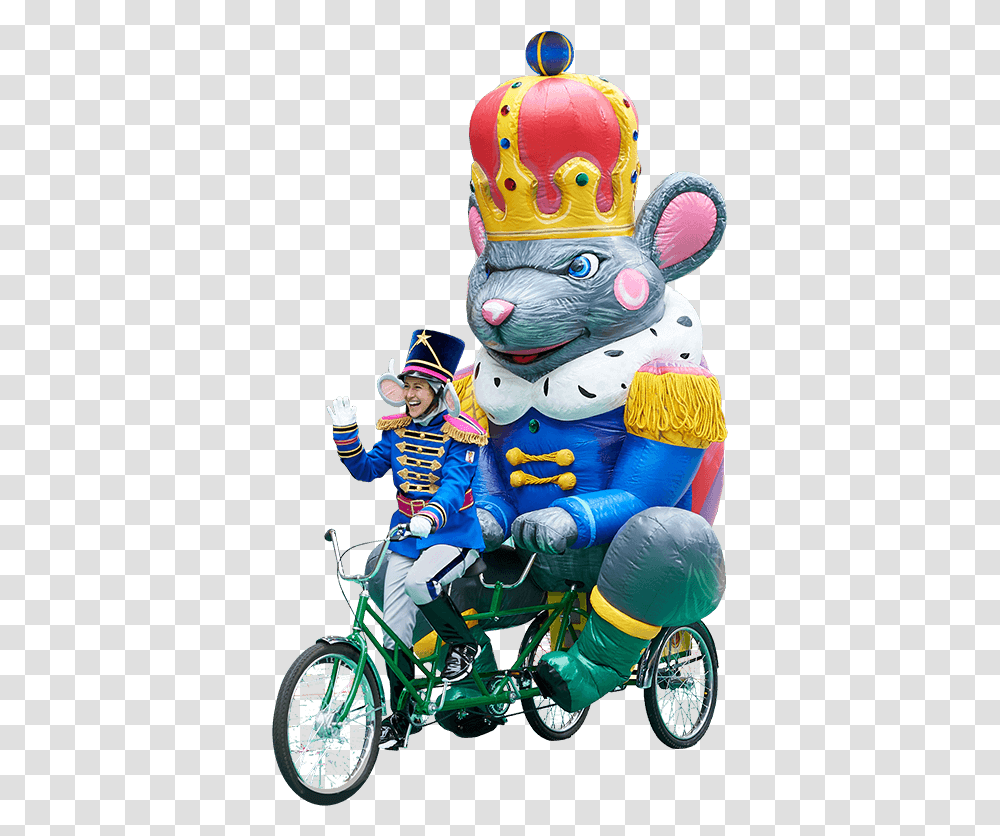 Clean Up Toys Clipart Mouse King Macy's Thanksgiving Day Parade, Performer, Person, Motorcycle, Clown Transparent Png