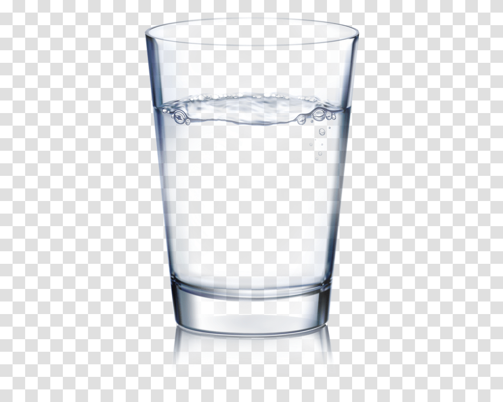 Clean Water In A Cup Glass Of Water, Bottle, Beverage, Drink, Mineral Water Transparent Png