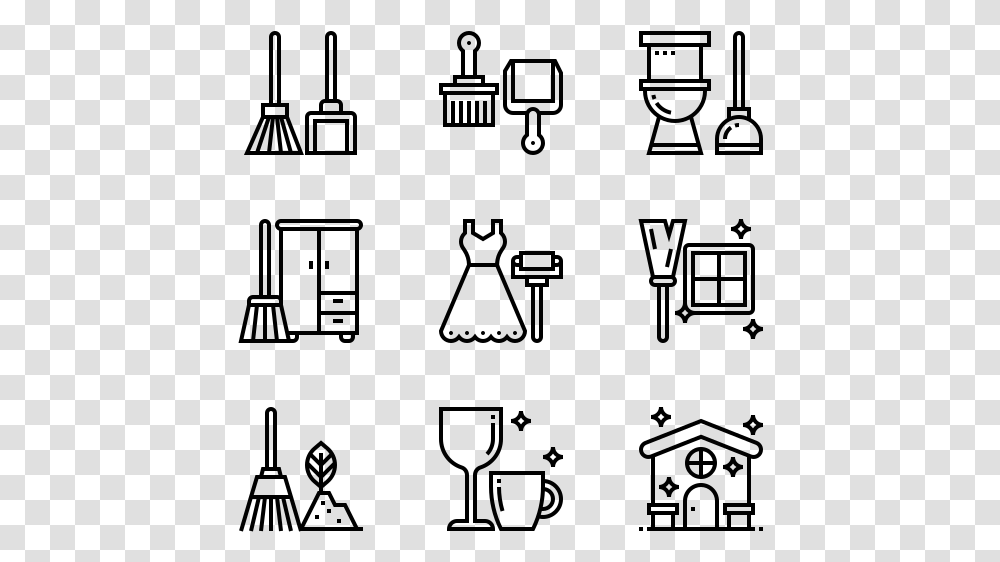 Cleaning Architecture Vector Icon, Gray, World Of Warcraft Transparent Png