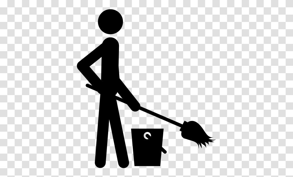 Cleaning Computer Icons Cleaner Housekeeping Clip Art Cleaning Noun Project, Gray Transparent Png