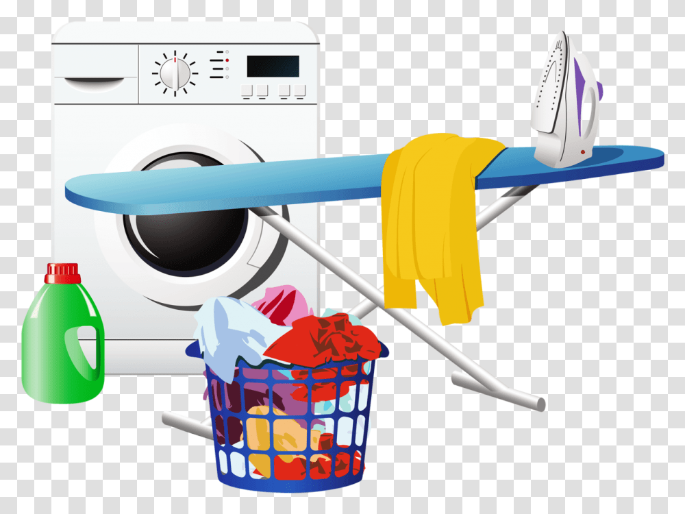 Cleaning Equipment Vector Art, Laundry, Appliance, Washing Transparent Png