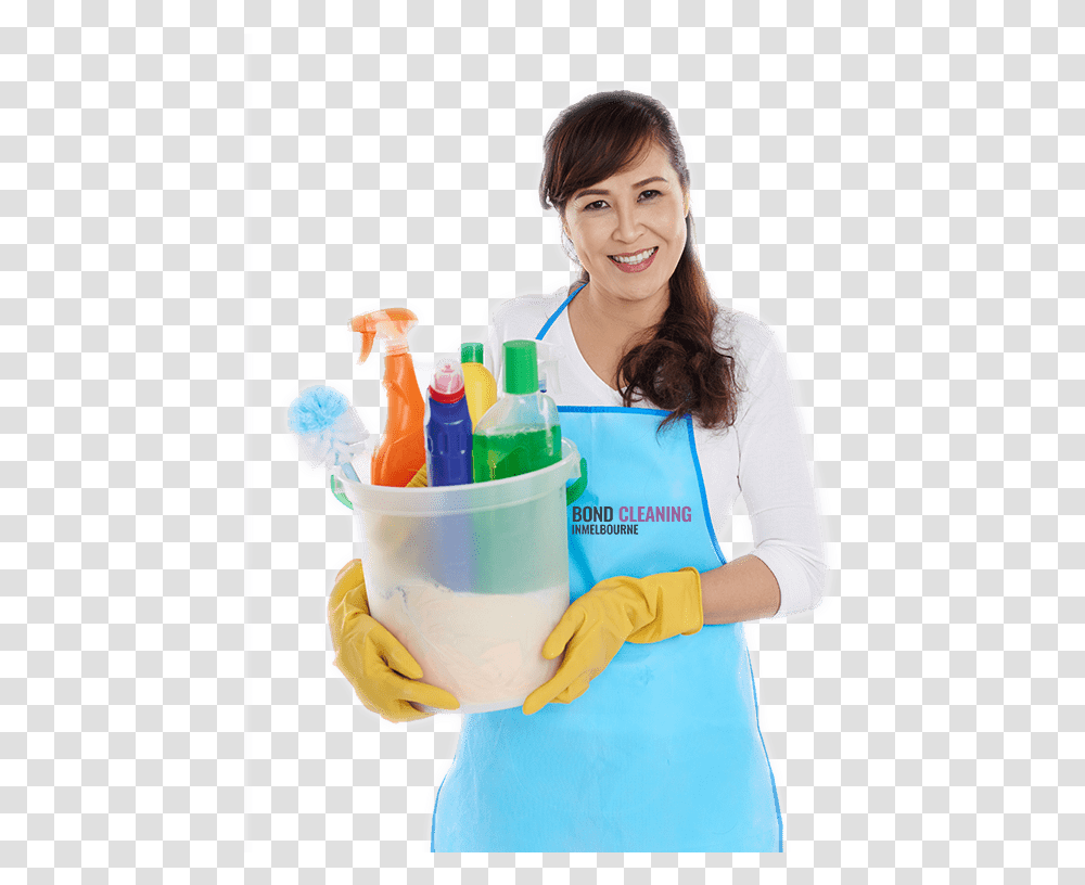 Cleaning Lady Girl, Person, Human, Plastic Transparent Png
