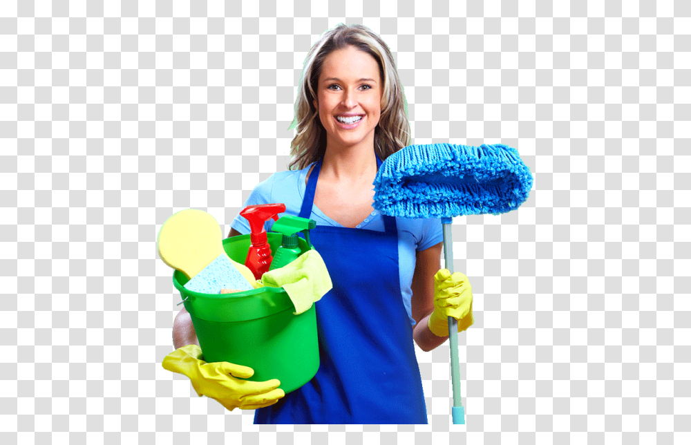 Cleaning Lady, Person, Human, Female, Girl Transparent Png
