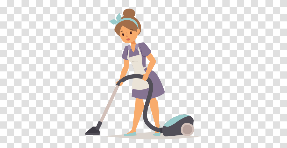 Cleaning Lady, Person, Human, Female Transparent Png