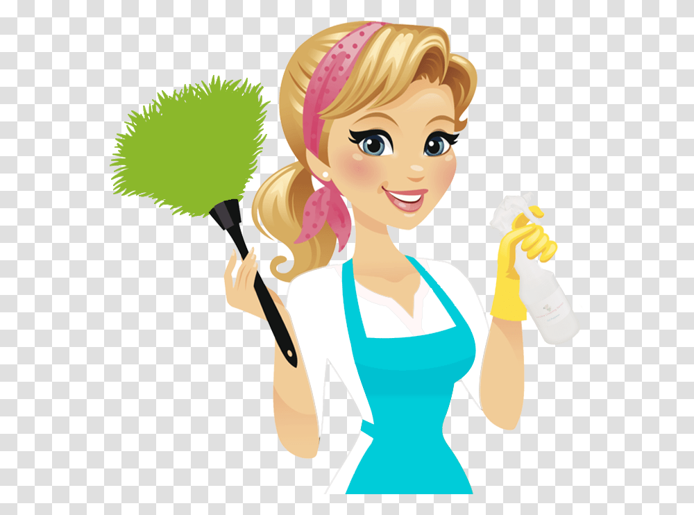 Cleaning Lady Vector Clipart Psd Cleaning Lady, Person, Human, Toy, Nurse Transparent Png