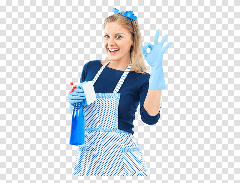 Cleaning Service Theme Hd, Person, Human, Apron, Costume Transparent Png