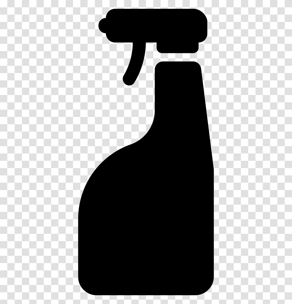 Cleaning Spray Silhouette Icon Free Download, Stencil Transparent Png