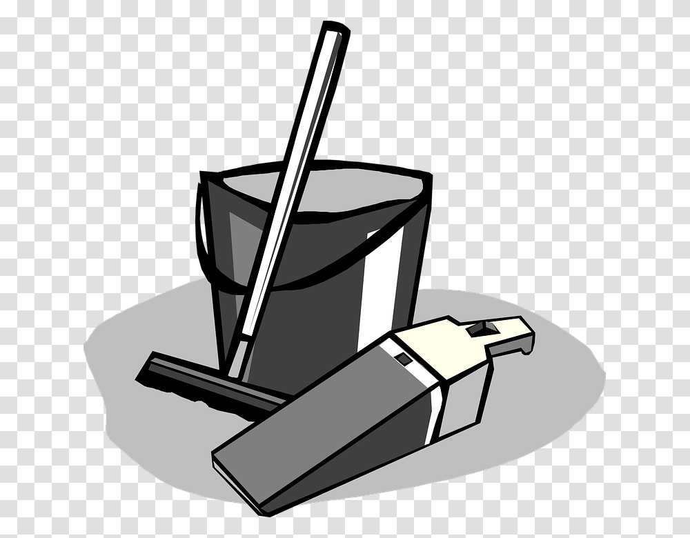 Cleaning Supplies Clip Art Free Black And White Cleaning Tools Transparent Png
