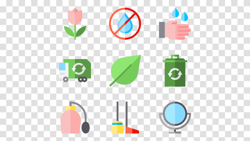 Cleaning, Number, Recycling Symbol Transparent Png