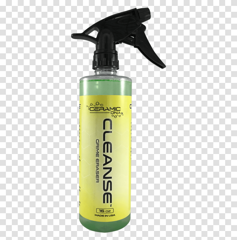 Cleanse Grime Eraser Sprayer, Bottle, Shaker, Cosmetics, Alcohol Transparent Png