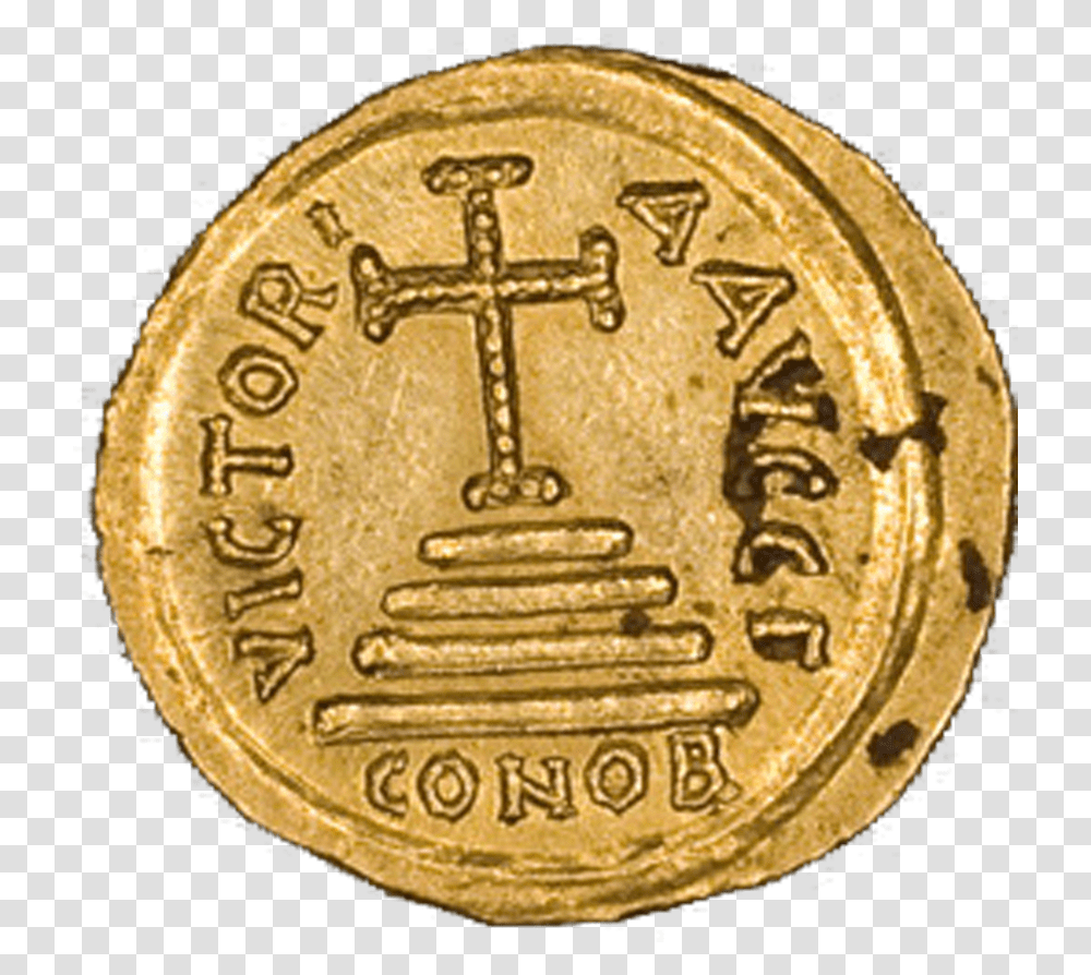 Cleansing Fire - Icons Solidus Of Emperor Tiberius Ii, Coin, Money, Gold, Treasure Transparent Png