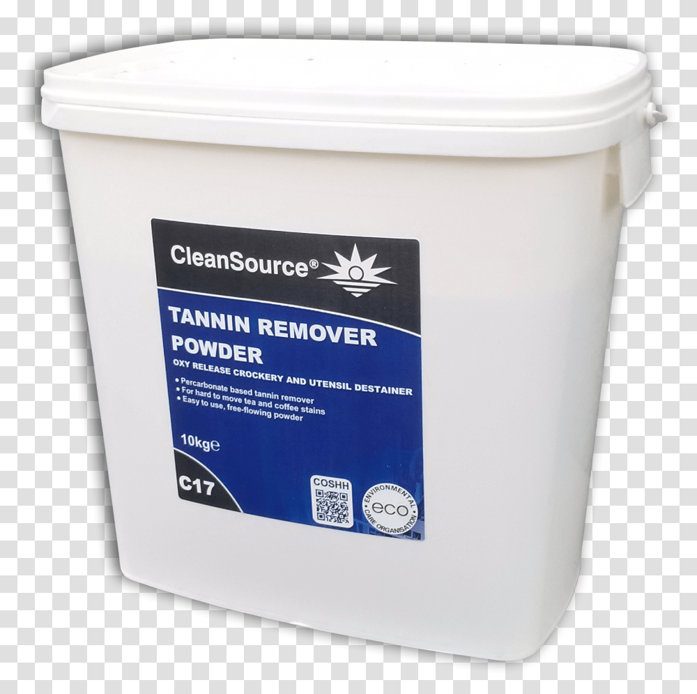 Cleansource Specialist Tannin Tea And Coffee Stain Bucket, Mailbox, Letterbox, Paint Container, Food Transparent Png